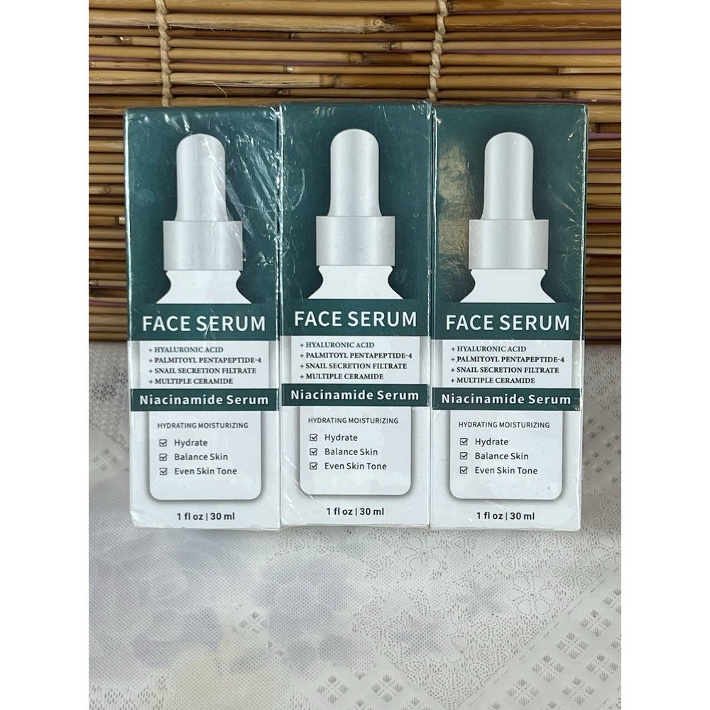 Lakibole 3 Pack Niacinamide Serum for Face‎ Moisturizing Hydration Exp 10/27